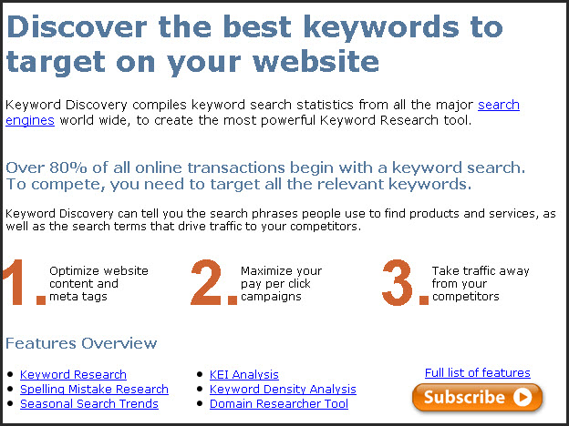 Trellion Keyword Discovery